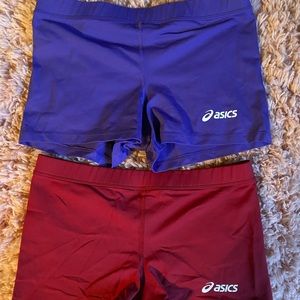 ASICS volleyball spandex shorts-M